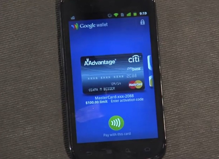 Credit Card Available At Google Wallet And Activation Option
